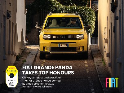 Fiat Grande Panda Wins Best Small Car 2025