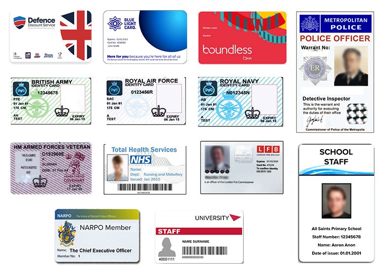 Eligible Forces Direct ID Passes