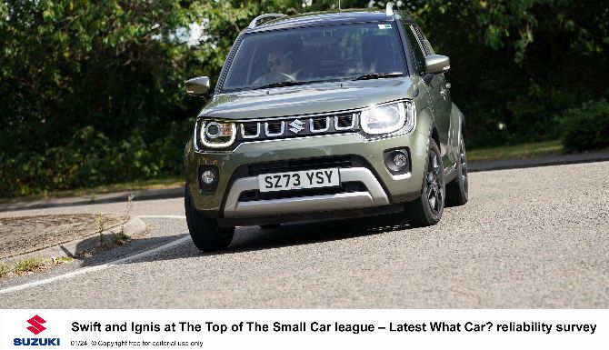 Swift and Ignis at The Top of The Small Car league